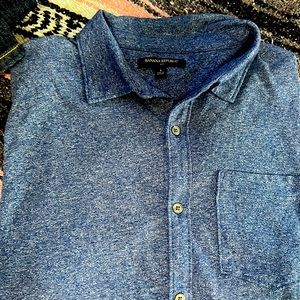 Banana Republic Short Sleeve Collared Button Down